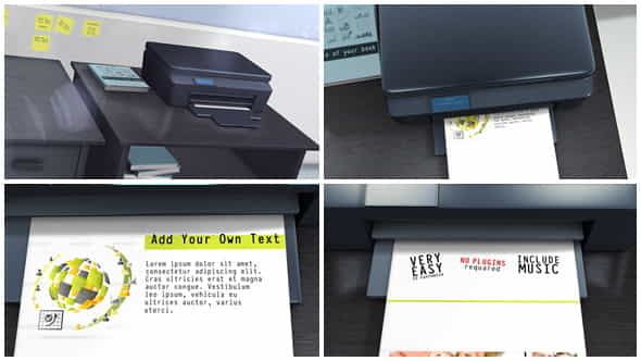 Printer Promo | - VideoHive 7461175
