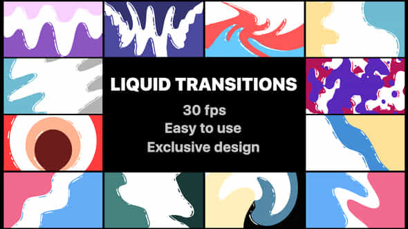 Flash Fx Liquid Transitions - VideoHive 21758096