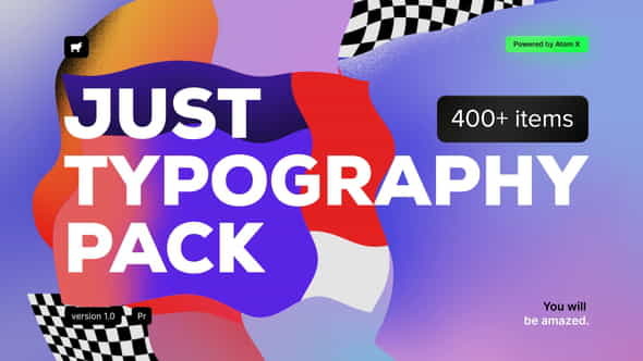 Just Typography Pack for Premiere - VideoHive 34410712