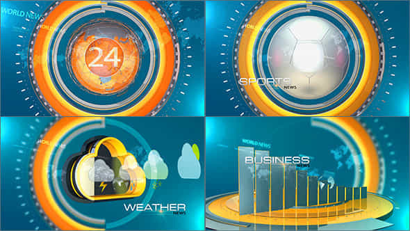 Broadcast Design News Package - VideoHive 9209561