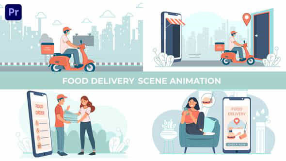 Online Food Delivery - VideoHive 39792249