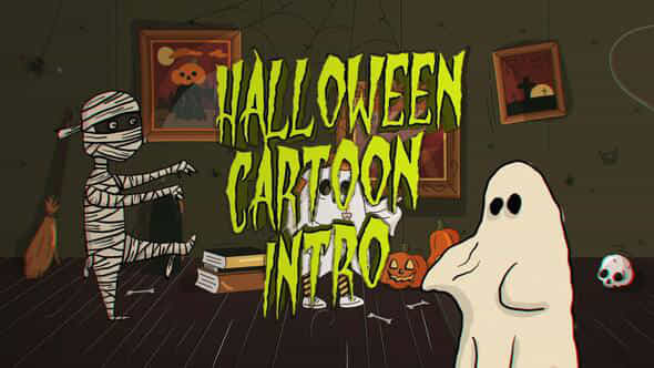 Halloween Cartoon Intro - VideoHive 48319454