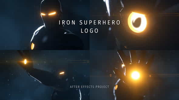 Iron Superhero Logo - VideoHive 30265324
