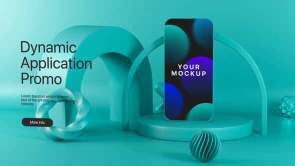 Dynamic Phone Application Promo - VideoHive 52969736