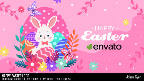 Happy Easter Logo - VideoHive 51120054