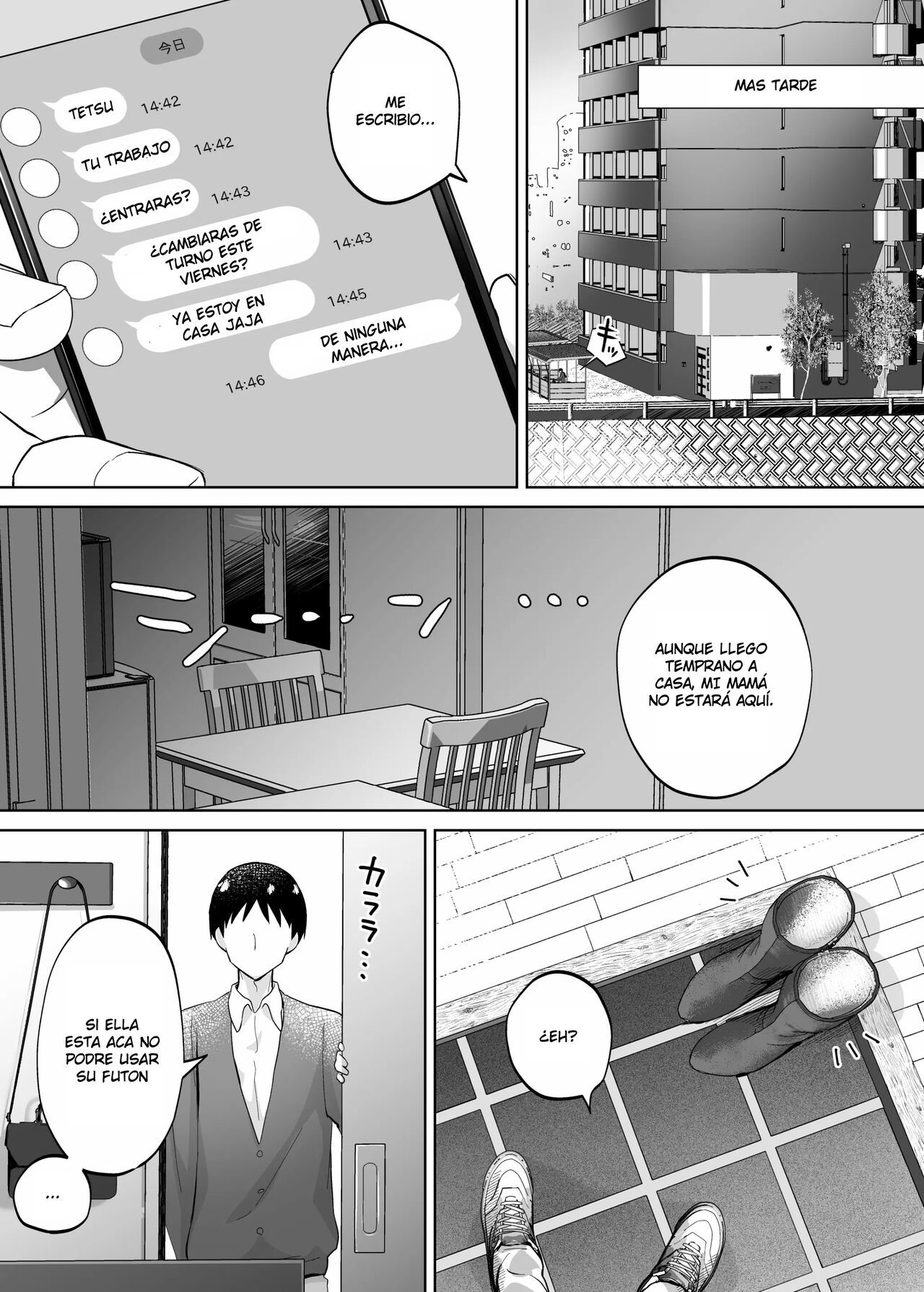 [Karashina en] Kaa-san, Tsukiatte 1-2  Madre, Sal Conmigo 1-2 [Spanish] [SrTraduc]