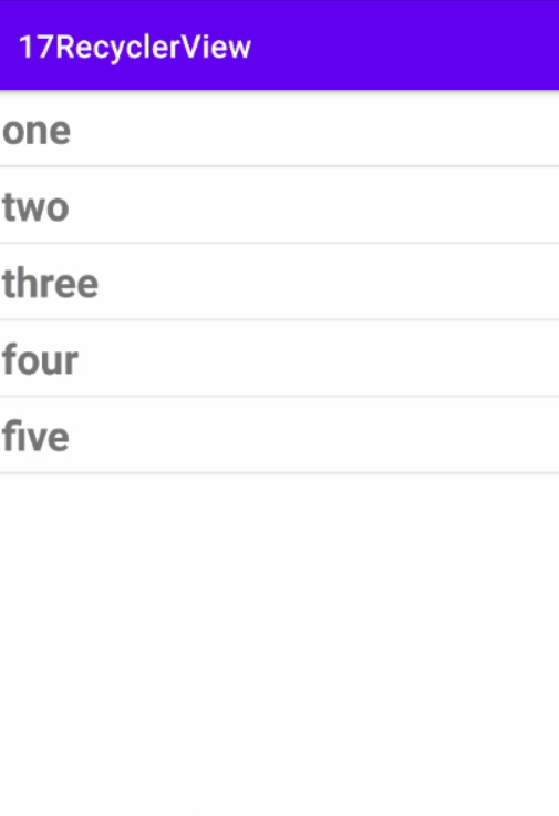 RecyclerView