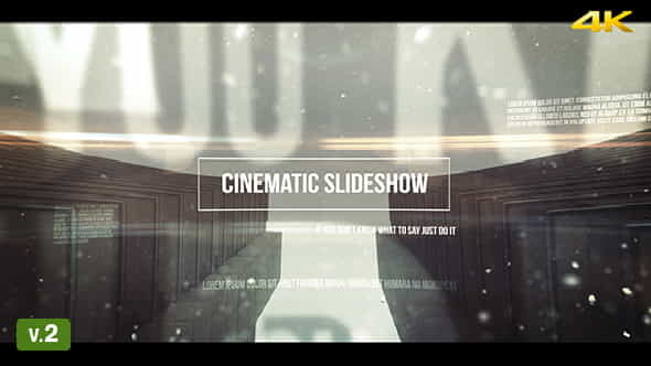 Cinematic Slideshow - VideoHive 14447945