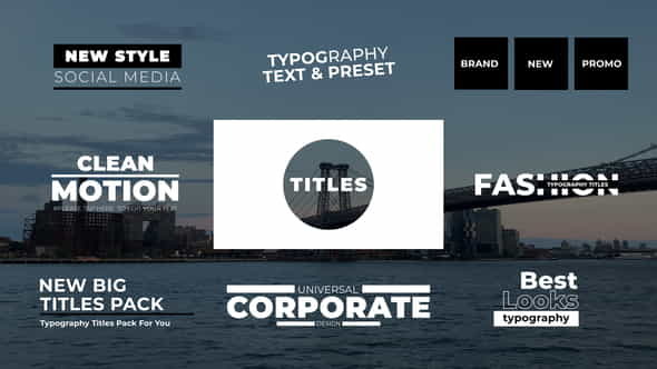 Typography Titles | - VideoHive 40252554