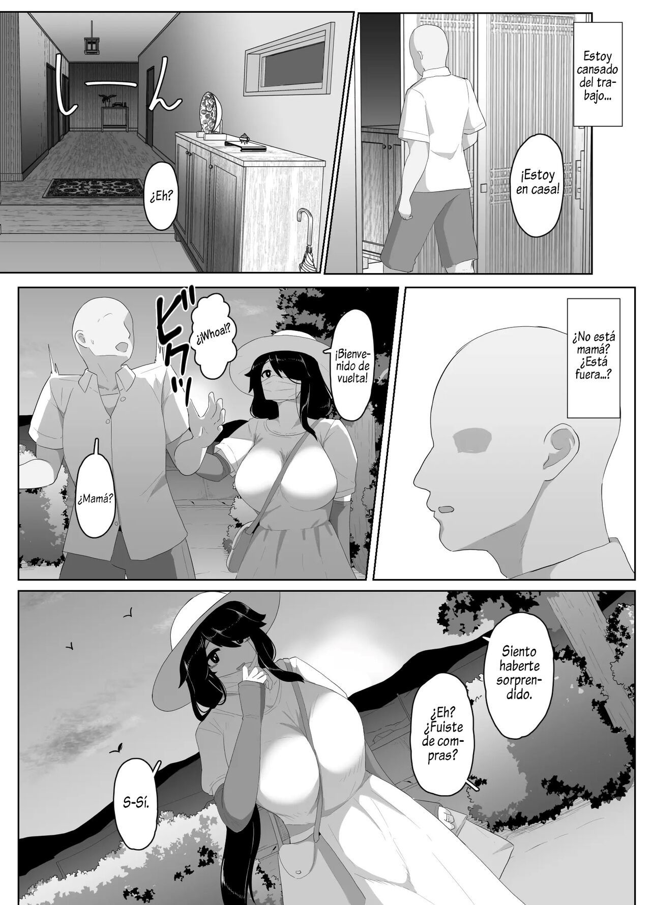 [hahayamoya (moya)] Oyasumi, Okaa-san I  Good Night, Mom I [Spanish]  [Al Chile no Sé Scan]