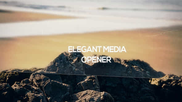 Elegant Media Opener - VideoHive 13525898