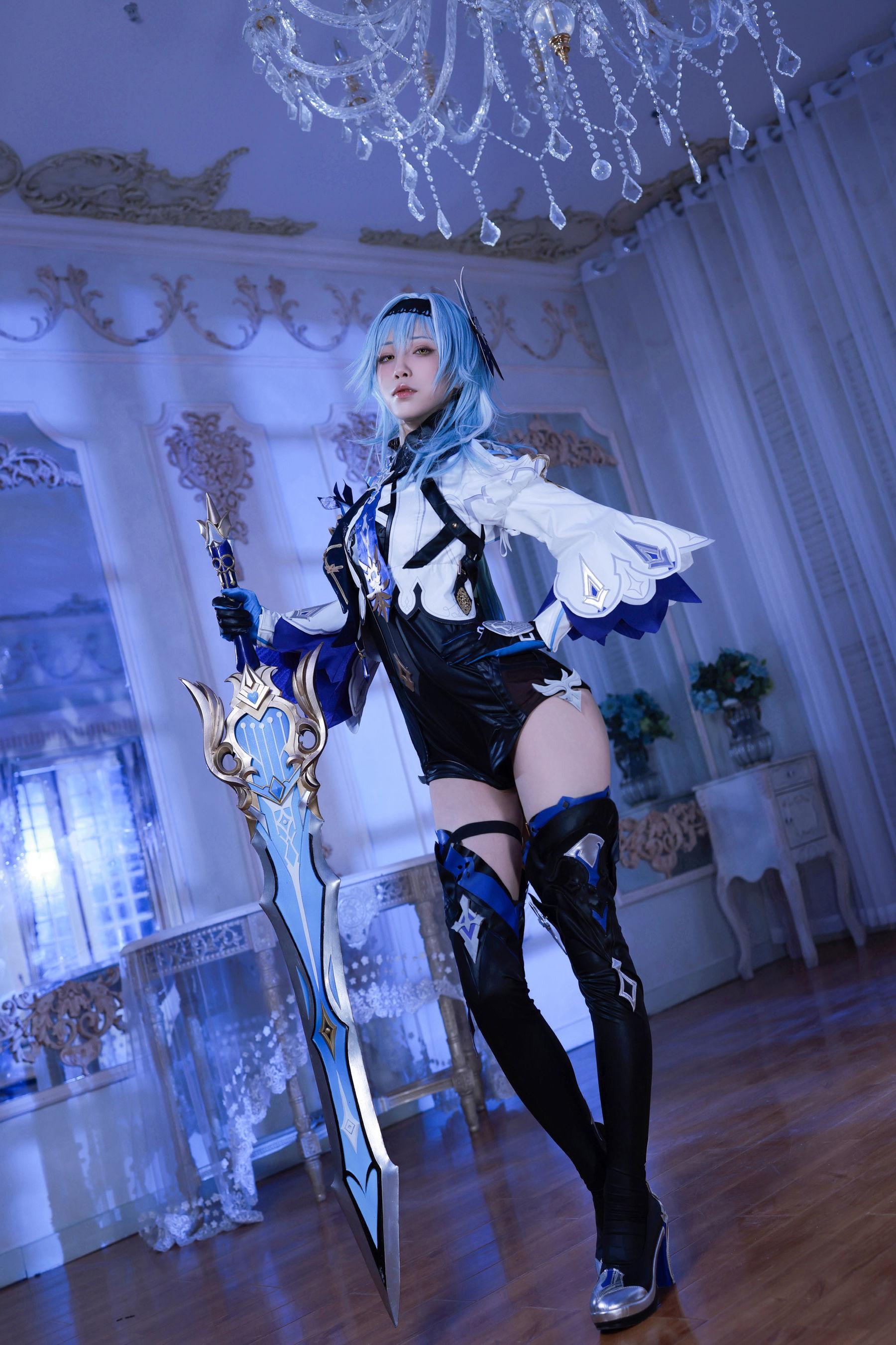 [网红COSER] 动漫博主水淼aqua – 原神优菈 原造(6)