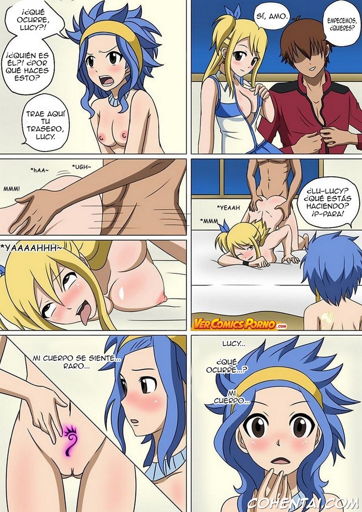 Fairy Hunting 2 (Fairy Tail) xxx comics manga porno doujin hentai español sexo 