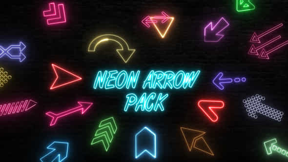 Neon Arrow Pack - VideoHive 49374965