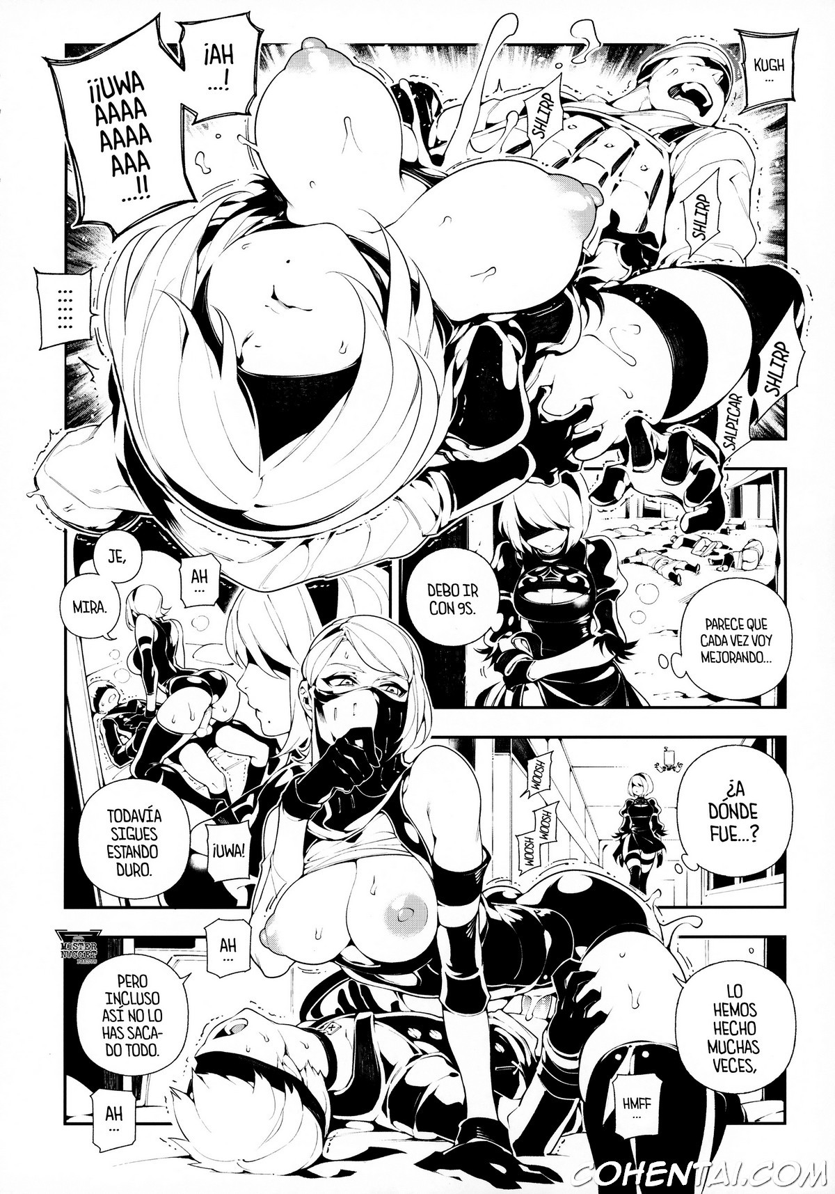 NieR:2BR18 (NieR:Automata) xxx comics manga porno doujin hentai español sexo 