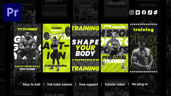 Sport Instagram Reels - VideoHive 46100803