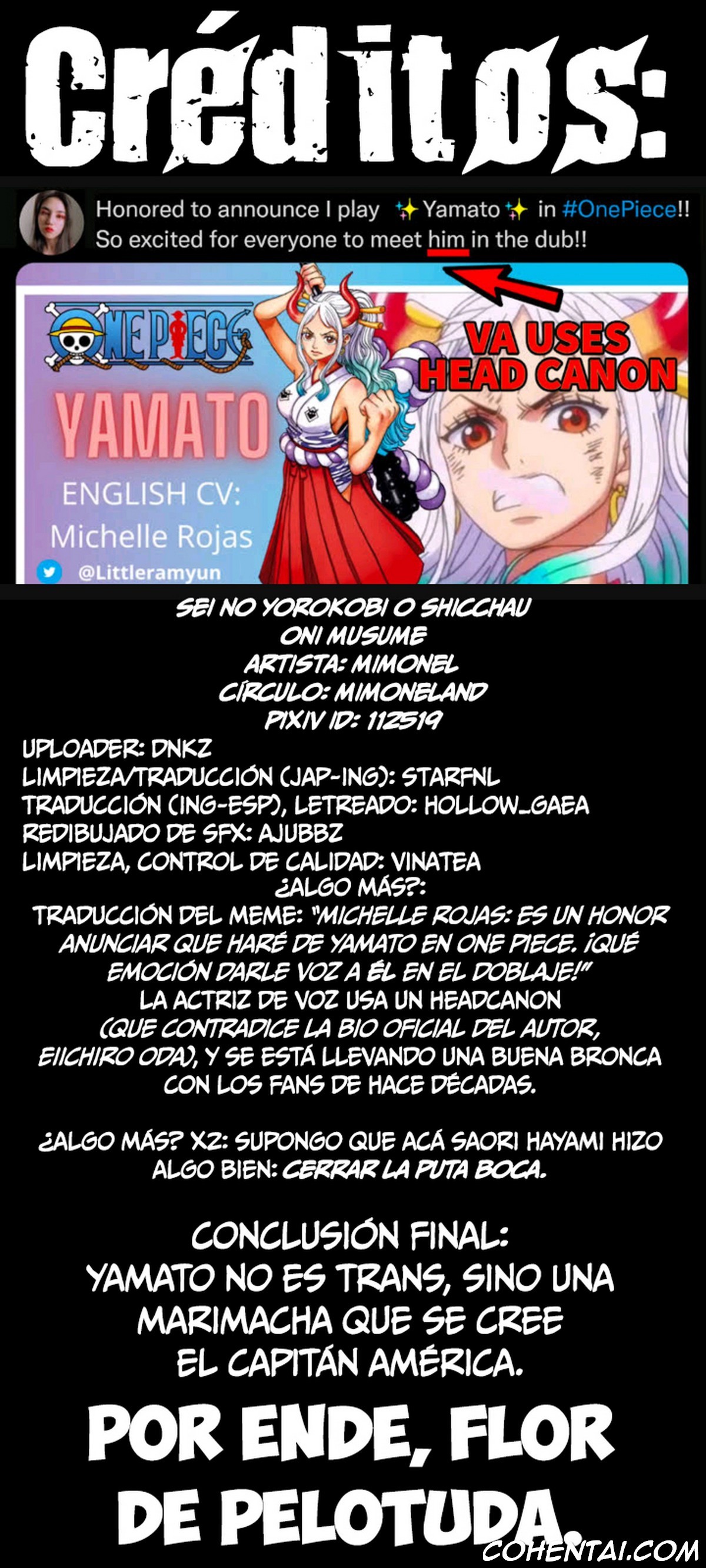 Sei no Yorokobi o Shicchau Oni Musume ♥ (One Piece) xxx comics manga porno doujin hentai español sexo 