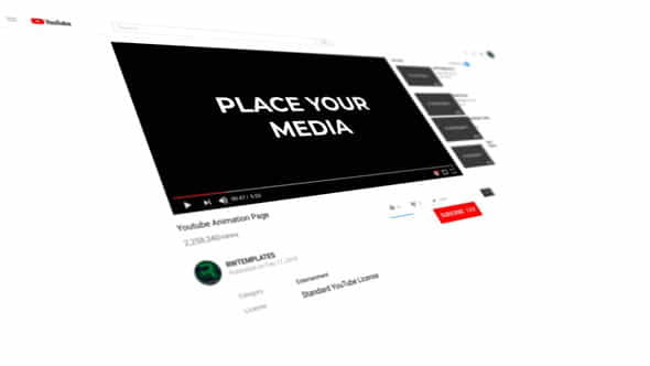 Subscribe To The YouTube Channel - VideoHive 33521166