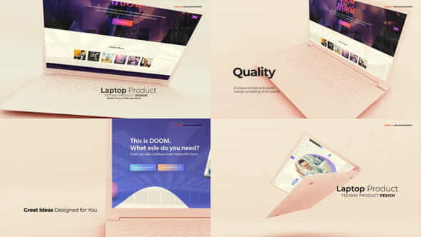 Laptop Mockup Promo - VideoHive 31231212