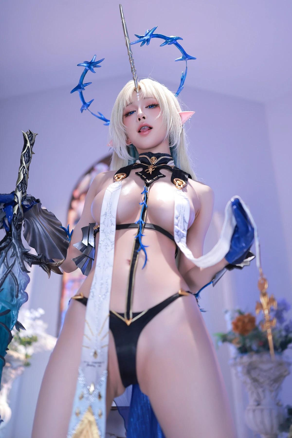 Cosplay 水淼Aqua – 卡提西娅 Fleurdelys Set.02(2)
