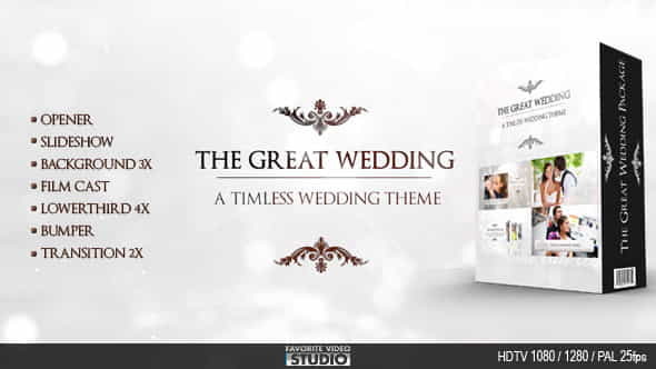 The Great Wedding Pack - VideoHive 4972650