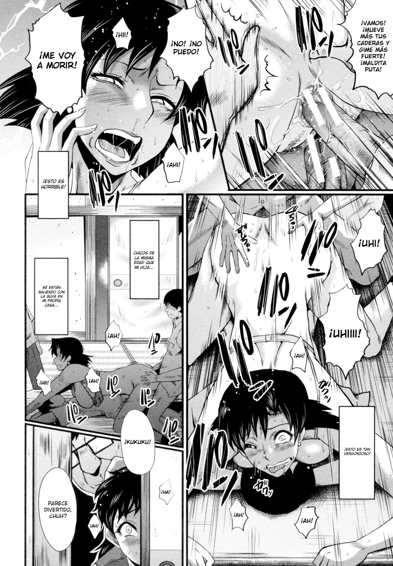 [SINK] Tanoshiki Wagaya Ch. 6 (Yaribeya no Oyako) (BUSTER COMIC 2016-05) [Spanish] [Digital]