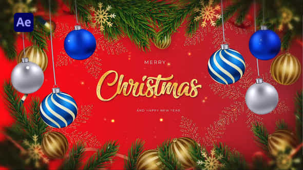 Merry Christmas Intro - VideoHive 48269993