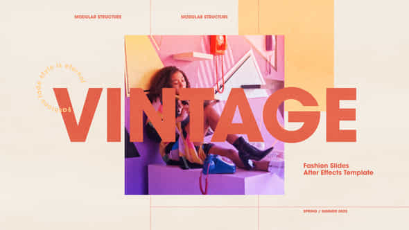 Vintage Glam Fashion Slides - VideoHive 56639946