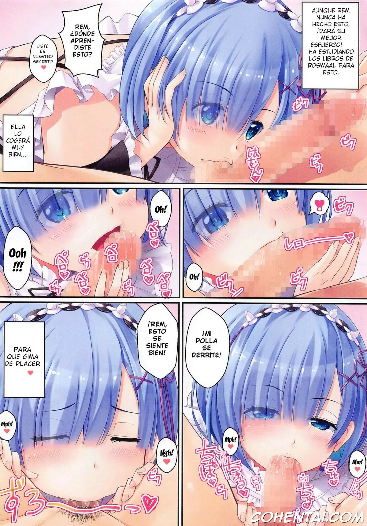 Rem no Ecchi na Gohoushi (Re:Zero kara Hajimeru Isekai Seikatsu) xxx comics manga porno doujin hentai español sexo Re:Zero kara Hajimeru Isekai Seikatsu Rem Subaru Natsuki