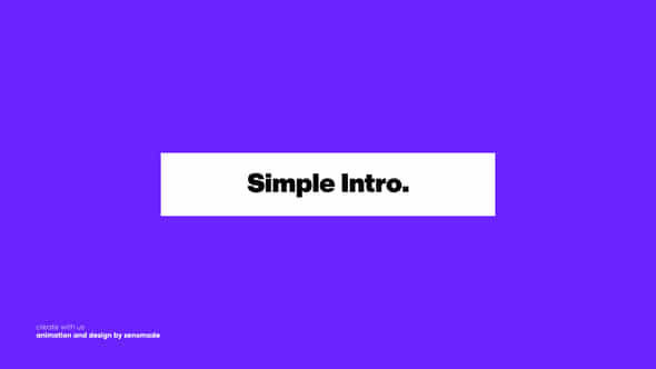 Simple Intro - VideoHive 39228380