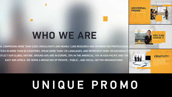Unique Promo v1 | Corporate - VideoHive 12991000