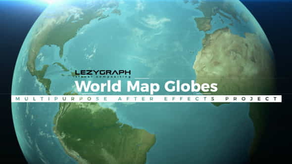 World Map Globes - VideoHive 20709289