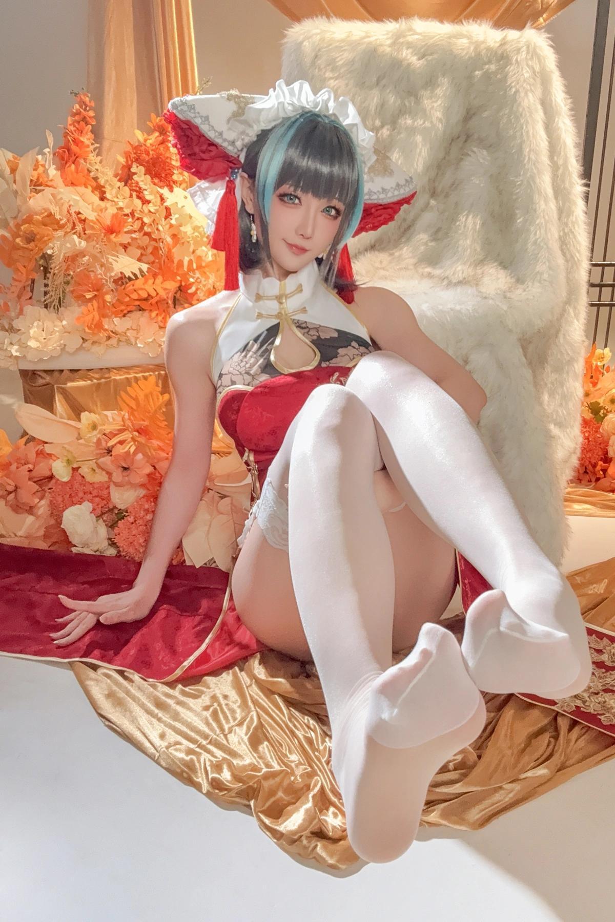 Cosplay 星之迟迟Hoshilily – 碧蓝航线柴郡(44)
