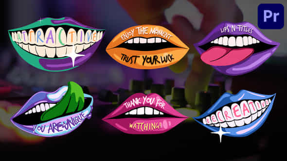 Lips and Titles - VideoHive 47059069