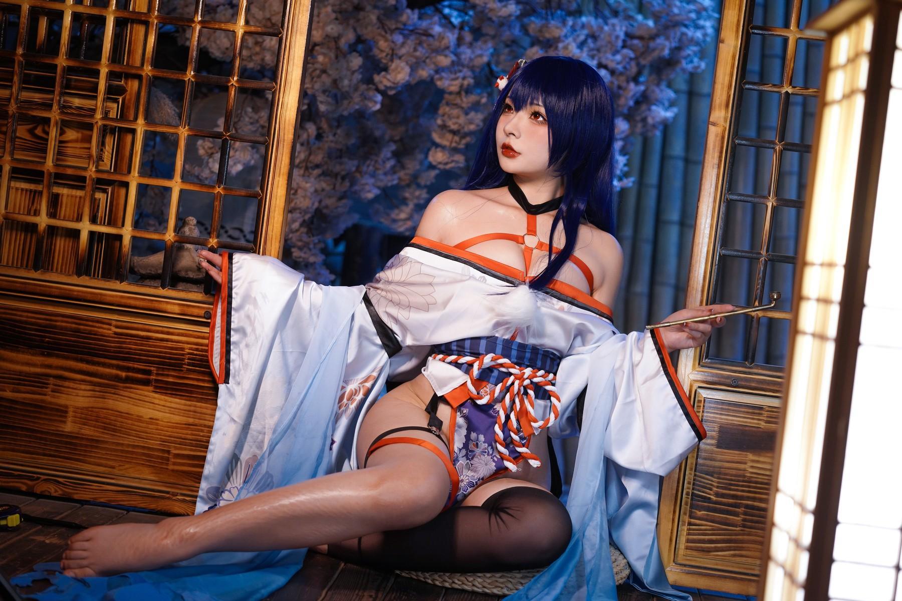 Cosplay Yuuhui玉汇 EroPhone Re 真子-和服抹油 Set.01(2)