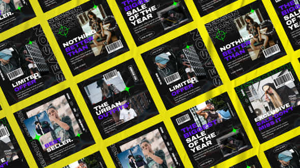 Loarse Streetwear Media Posts - VideoHive 50874216