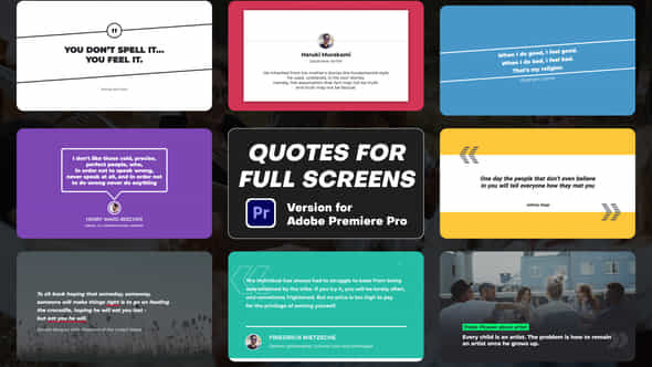 Quotes for Full - VideoHive 47789112