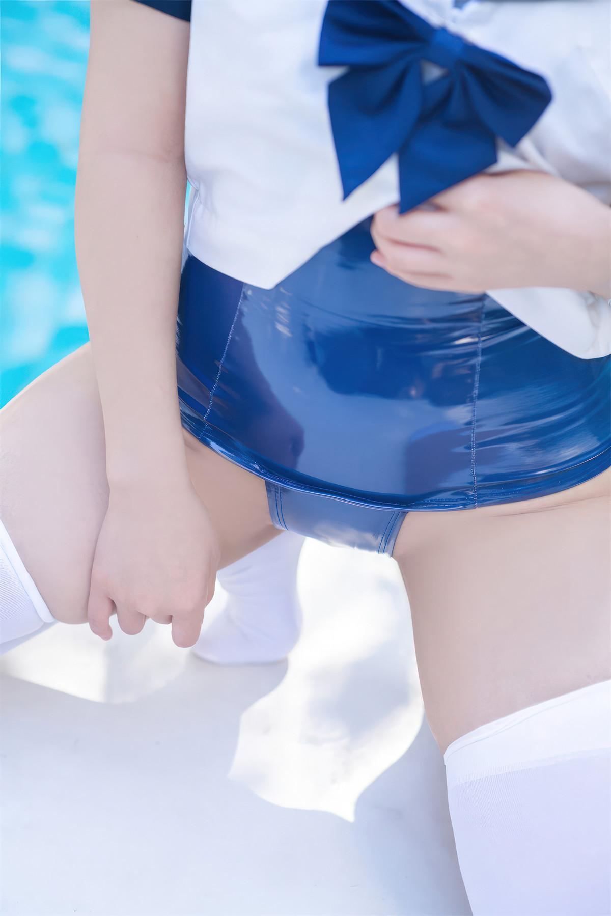 Cosplay 虎森森 JK死库水 JK Water Splash(10)