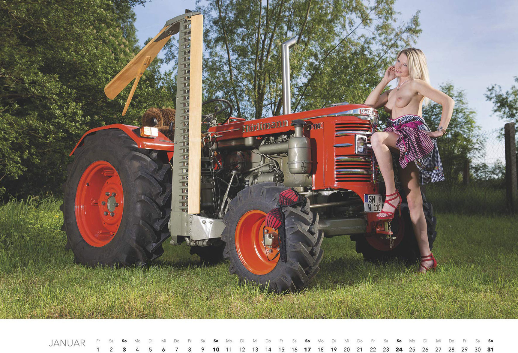 Jungbauerntraume 2021 kalender Эротический календарь -Мечты молодых фермеров 2021- / январь