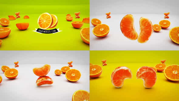 Orange Fruit Logo - VideoHive 46834455