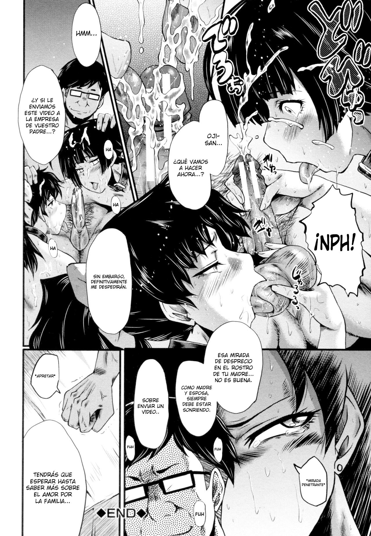 [SINK] Tanoshiki Wagaya Ch. 6 (Yaribeya no Oyako) (BUSTER COMIC 2016-05) [Spanish] [Digital]