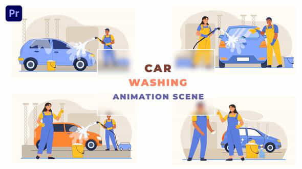 Best Car Washing - VideoHive 43661146