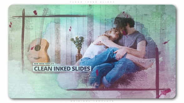 Clean Inked Slides - VideoHive 22432424