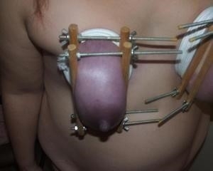Homemade tit bondage-1331