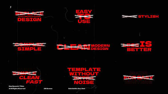 New Dynamic Titles After Effects - VideoHive 58655854