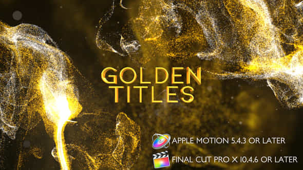 Golden Titles - VideoHive 28299737