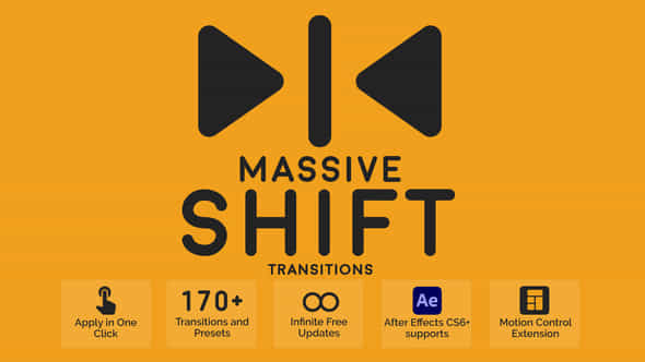 Massive Shift Transitions - VideoHive 44383343