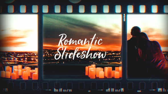 Romantic SlideshowFilm Frames Slide - VideoHive 25083527
