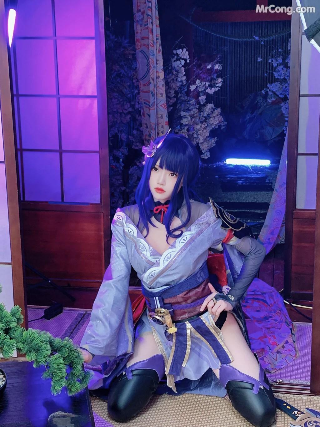 Coser@桜桃喵 Vol.139: 雷电将军+花絮 (51 photos )(47)