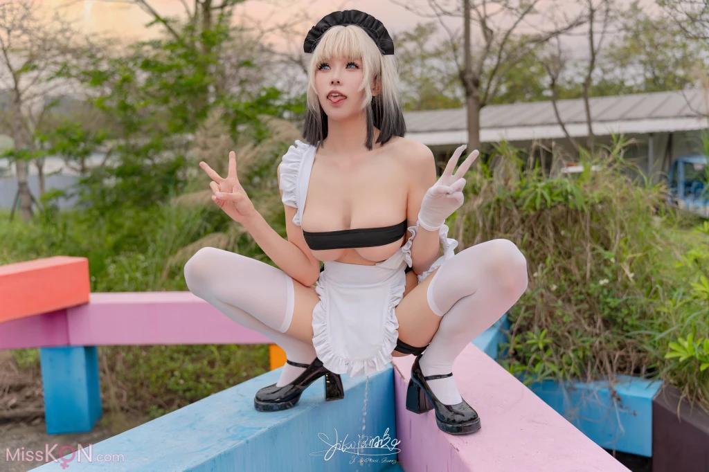 Coser@黏黏团子兔: 10月作品 战斗女仆 动感光波 (77 photos )(73)